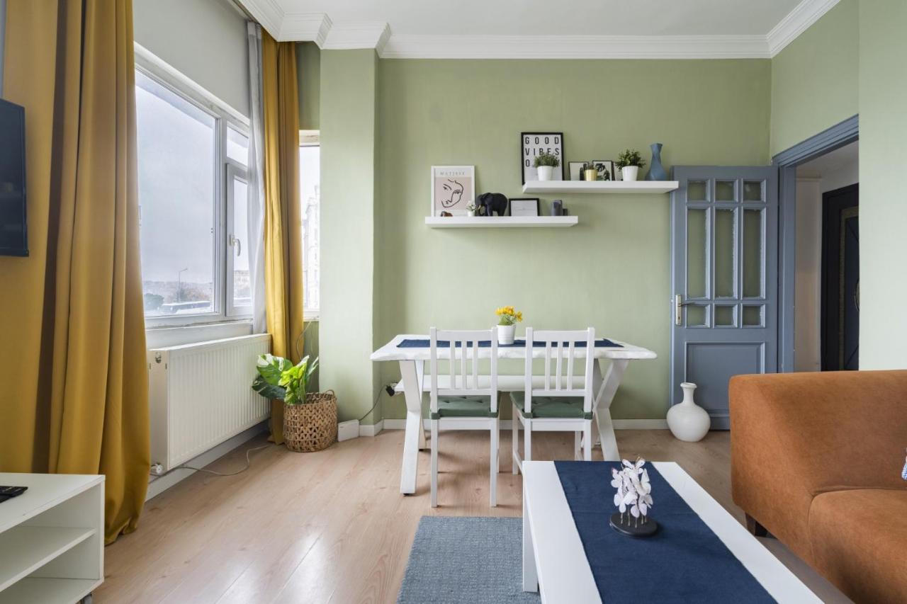 Central Flat W Sea View And Near Galata Tower Apartment Истанбул Екстериор снимка