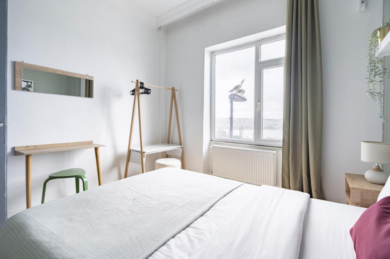 Central Flat W Sea View And Near Galata Tower Apartment Истанбул Екстериор снимка